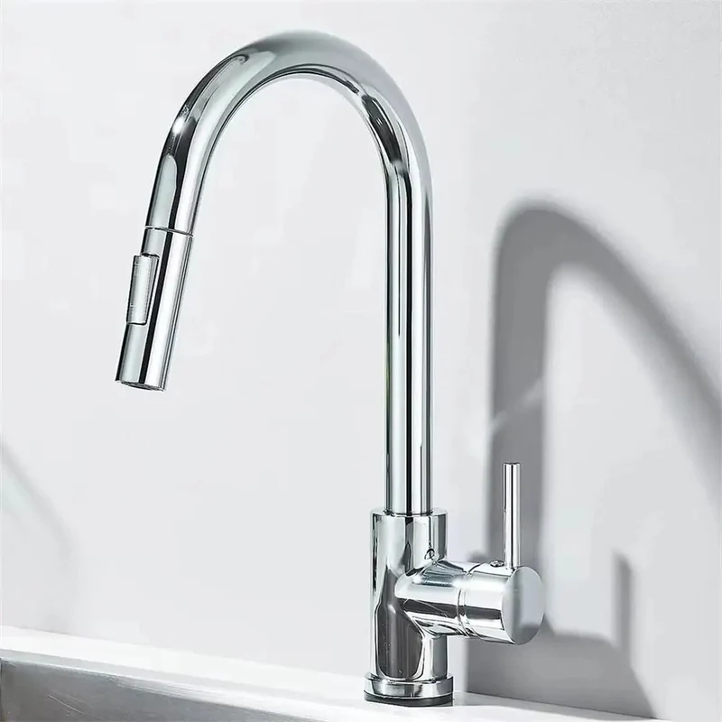 Rock Solid Deck Mount Shower Faucet With Slick Pull Out Sprayer And Kickin Five Stream Modes Built Different Brass Frame Zero Leak Ceramic Valve Hardcore Bathroom Fixture Design