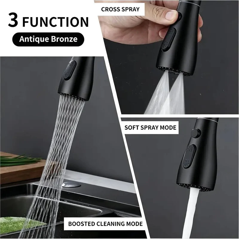 Smooth Operator Kitchen Faucet With Pull Down Sprayer And High Arc Single Handle Design Featuring A 23 Inch Retractable Hose And Full 360 Degree Swivel For No Sweat Deep Sink Cleaning In Any Home Or Camp Setup