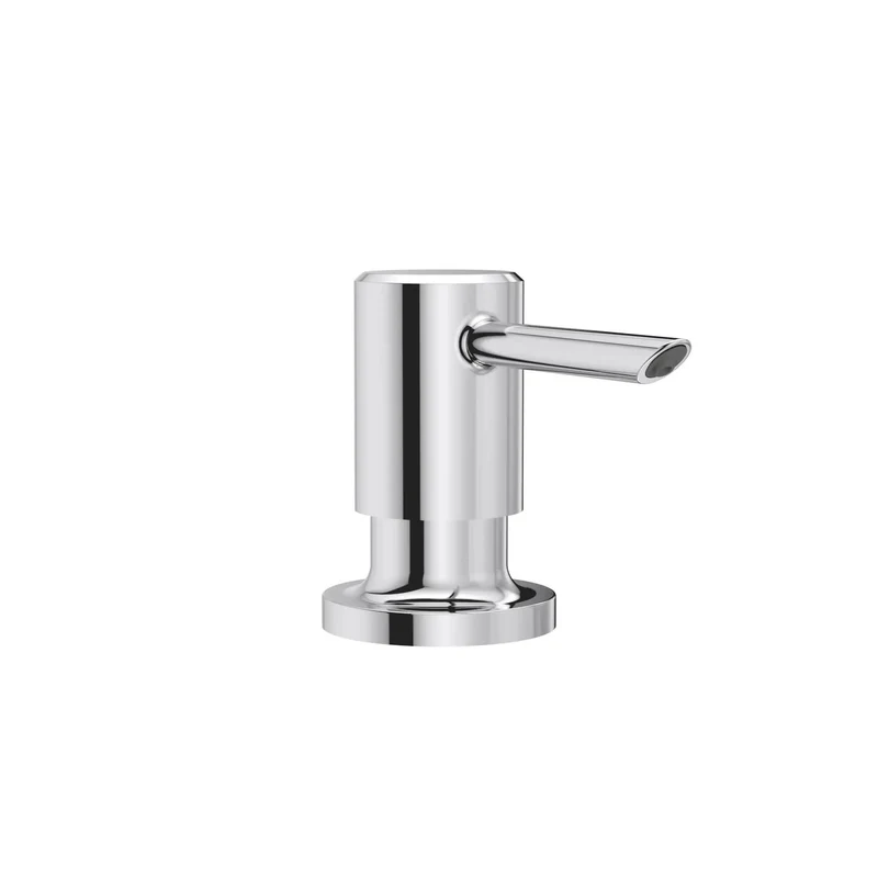 Slick Chrome Spring Pull Down Kitchen Faucet Bundle With No Stress Deck Mount Soap Dispenser Equipped With A Heavy Duty Pull Out Spray Wand For Dead Simple Cleanup And Top Tier Results