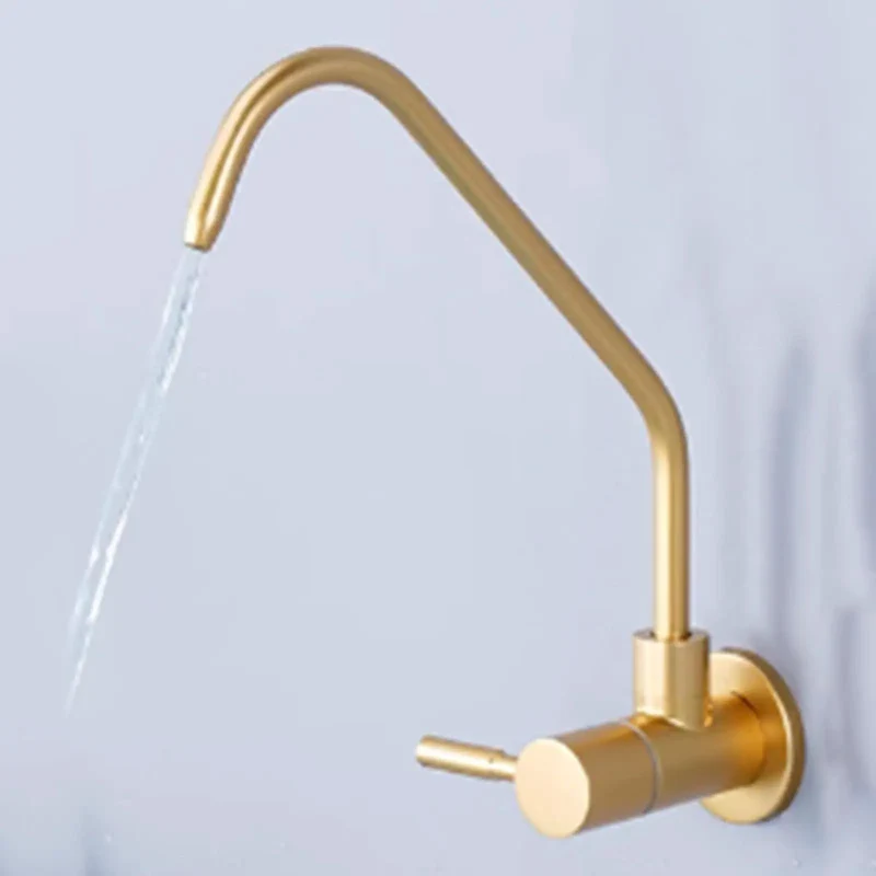 Top Notch Stainless Steel Filtered Drinking Water Faucet For Kitchen Sink Rapid Install One Quarter Inch Inlet Pure Water Tap No Hassle Setup Heavy Duty Build