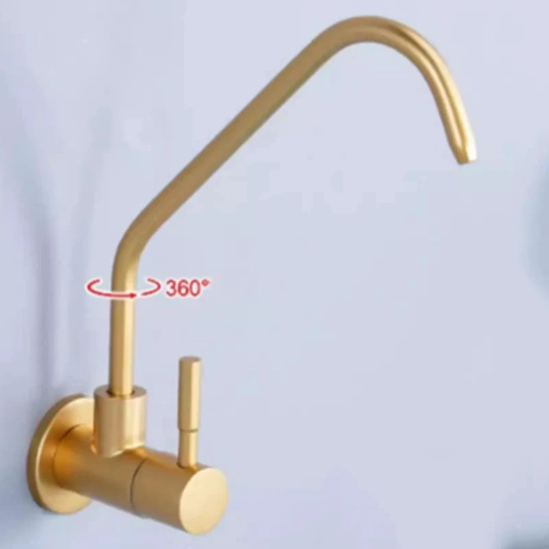 Top Notch Stainless Steel Filtered Drinking Water Faucet For Kitchen Sink Rapid Install One Quarter Inch Inlet Pure Water Tap No Hassle Setup Heavy Duty Build