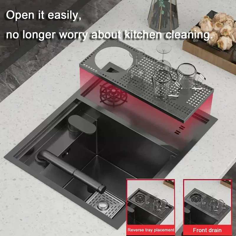Top Notch Stainless Steel Kitchen Sink Faucet With Slick Pull Down Sprayer No Hassle Setup Durable Hot Cold Mixer Tap Snug Fit Design Legit Quality Build Perfect For Any Home