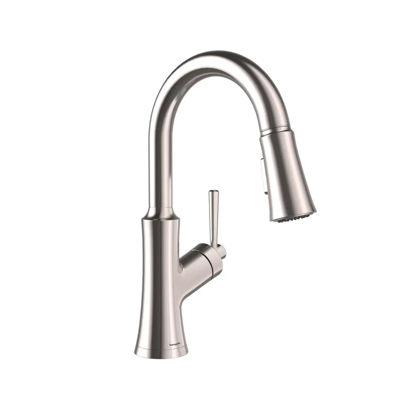 Killer Pull Down Kitchen Faucet Featuring Slick Magnetic Docking Spray Head And Ultra Tough Scratch Resistant Stainless Steel Finish Single Handle Design Smooth Glide Motion Effortless Daily Washes Modern Transitional Vibe