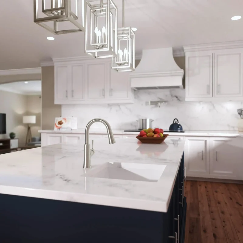 Killer Pull Down Kitchen Faucet Featuring Slick Magnetic Docking Spray Head And Ultra Tough Scratch Resistant Stainless Steel Finish Single Handle Design Smooth Glide Motion Effortless Daily Washes Modern Transitional Vibe