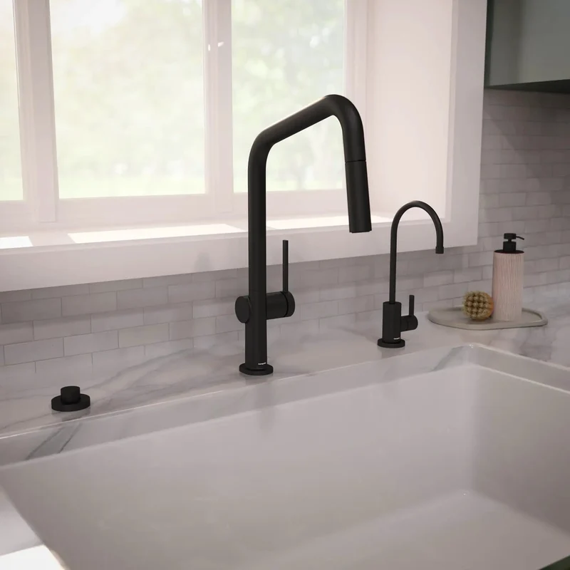 Top Tier Matte Black Pull Down Kitchen Faucet Featuring Magnetic Hand Sprayer One Handle Design And Clean Lines For A Dope Kitchen Upgrade And Smooth Daily Performance