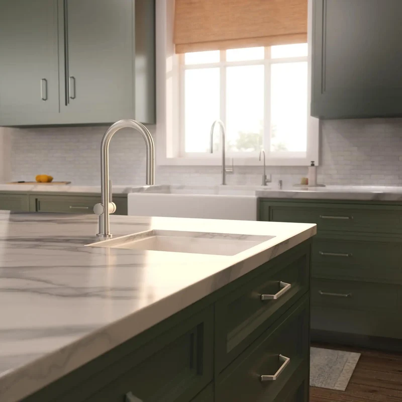 Modern Pull Down Kitchen Faucet With Magnetic Hand Sprayer And Single Handle Lever Featuring Sleek Stainless Steel Finish High Arch Spout For No Fuss Cleanup And Scratch Proof Build Plus Water Saving For Top Shelf Home Refresh