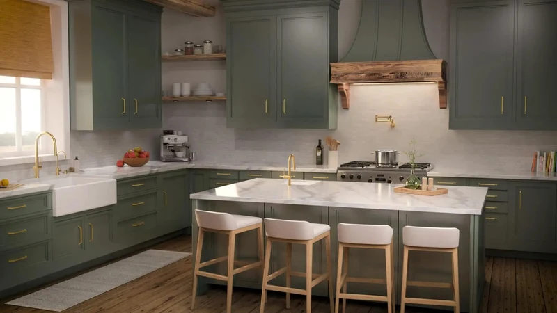 Elevate Your Counter Setup With Pull Down Kitchen Faucet Featuring Snappy Magnetic Hand Sprayer And Ergonomic Single Lever Handle High Arch Spout Guarantees Ample Workspace While Brushed Gold Optic Finish Brings Modern Glow And Resilience At 1.75 Gpm