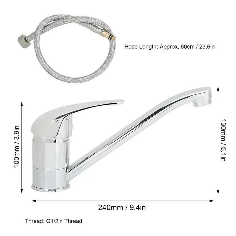 Super Durable Copper Kitchen Faucet With G1/2 Thread Hot And Cold Sink Mixer Featuring A Smooth 360 Swivel Head And Ceramic Core To Handle Daily Kitchen Grind Like A Boss