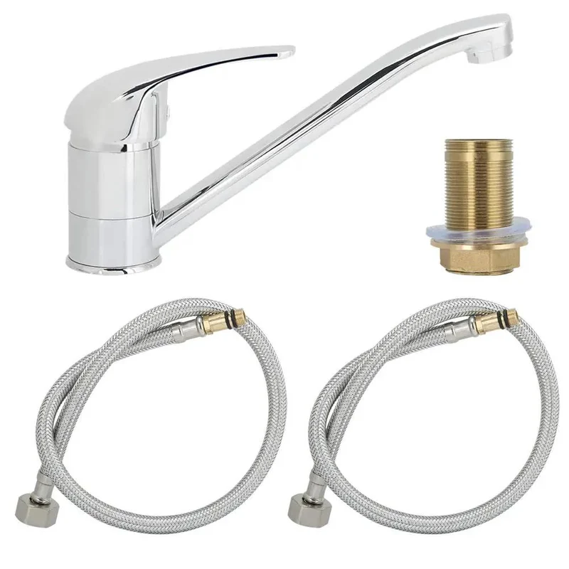 Super Durable Copper Kitchen Faucet With G1/2 Thread Hot And Cold Sink Mixer Featuring A Smooth 360 Swivel Head And Ceramic Core To Handle Daily Kitchen Grind Like A Boss
