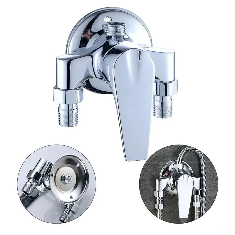Modern Premium Deck Mount Shower And Sink Mixer Faucet With Hot Cold Water Control Smooth Ride Easy Install That Hits Different Kitchen Bath Fixtures For Quick Upgrades