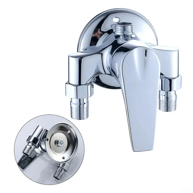 Modern Premium Deck Mount Shower And Sink Mixer Faucet With Hot Cold Water Control Smooth Ride Easy Install That Hits Different Kitchen Bath Fixtures For Quick Upgrades