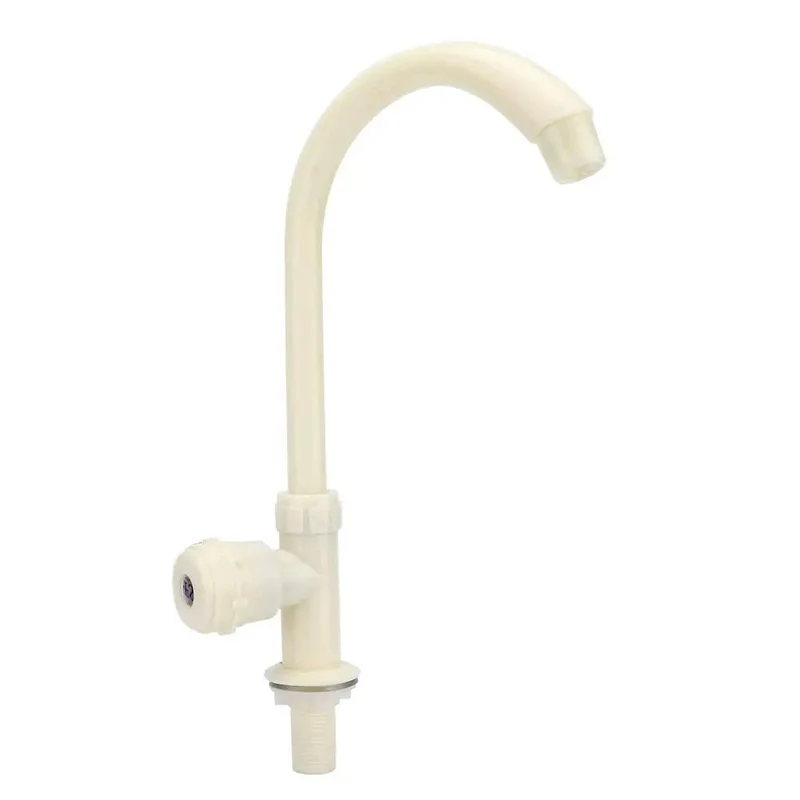 Straight Up Game Changer Kitchen Sink Faucet Built From Durable Abs Plastic Featuring A Smooth Swiveling Spout And Foolproof Single Handle Design That Keeps Your Daily Tasks Chill Plus Super Easy Quick Connect Setup Indoors