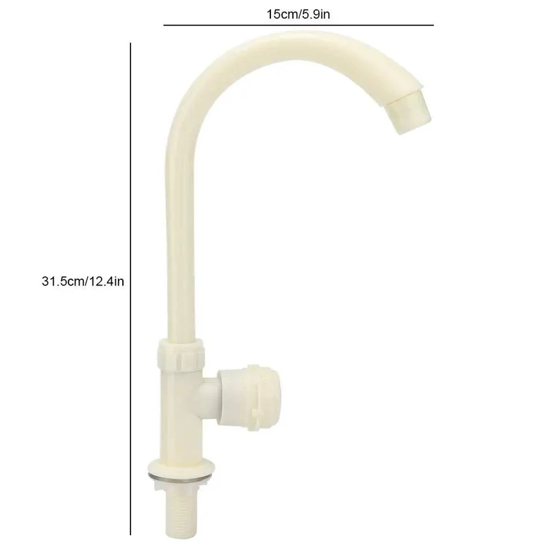 Straight Up Game Changer Kitchen Sink Faucet Built From Durable Abs Plastic Featuring A Smooth Swiveling Spout And Foolproof Single Handle Design That Keeps Your Daily Tasks Chill Plus Super Easy Quick Connect Setup Indoors
