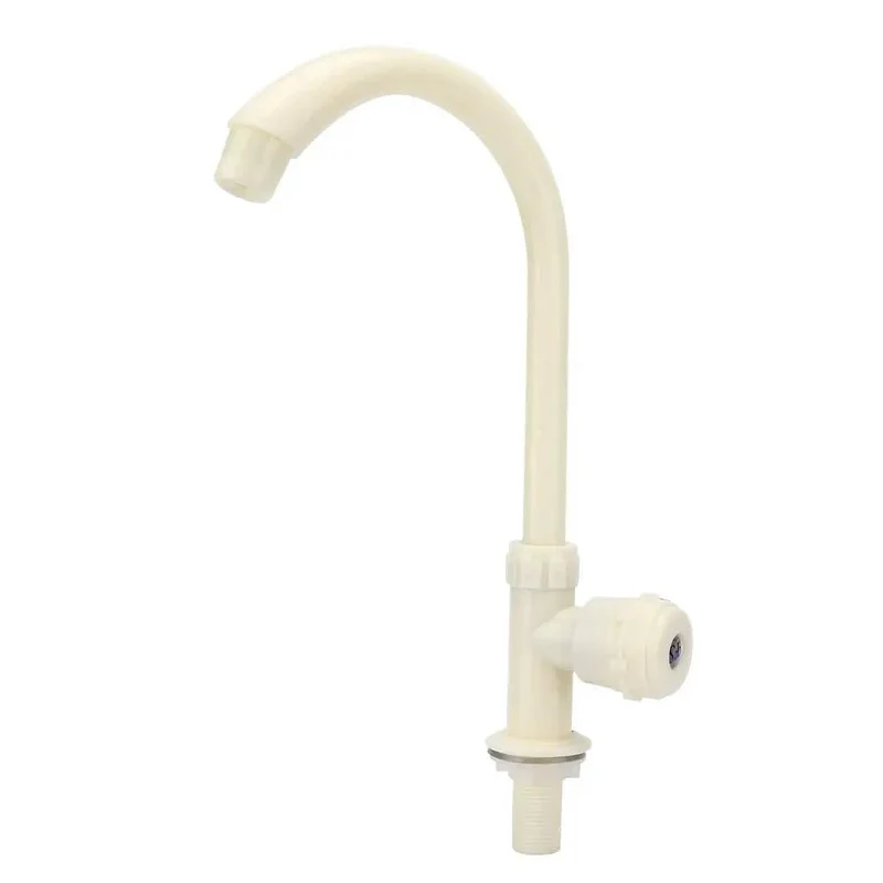 Straight Up Game Changer Kitchen Sink Faucet Built From Durable Abs Plastic Featuring A Smooth Swiveling Spout And Foolproof Single Handle Design That Keeps Your Daily Tasks Chill Plus Super Easy Quick Connect Setup Indoors