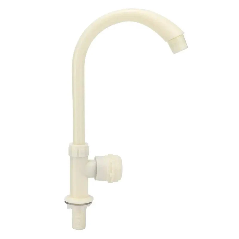 Straight Up Game Changer Kitchen Sink Faucet Built From Durable Abs Plastic Featuring A Smooth Swiveling Spout And Foolproof Single Handle Design That Keeps Your Daily Tasks Chill Plus Super Easy Quick Connect Setup Indoors
