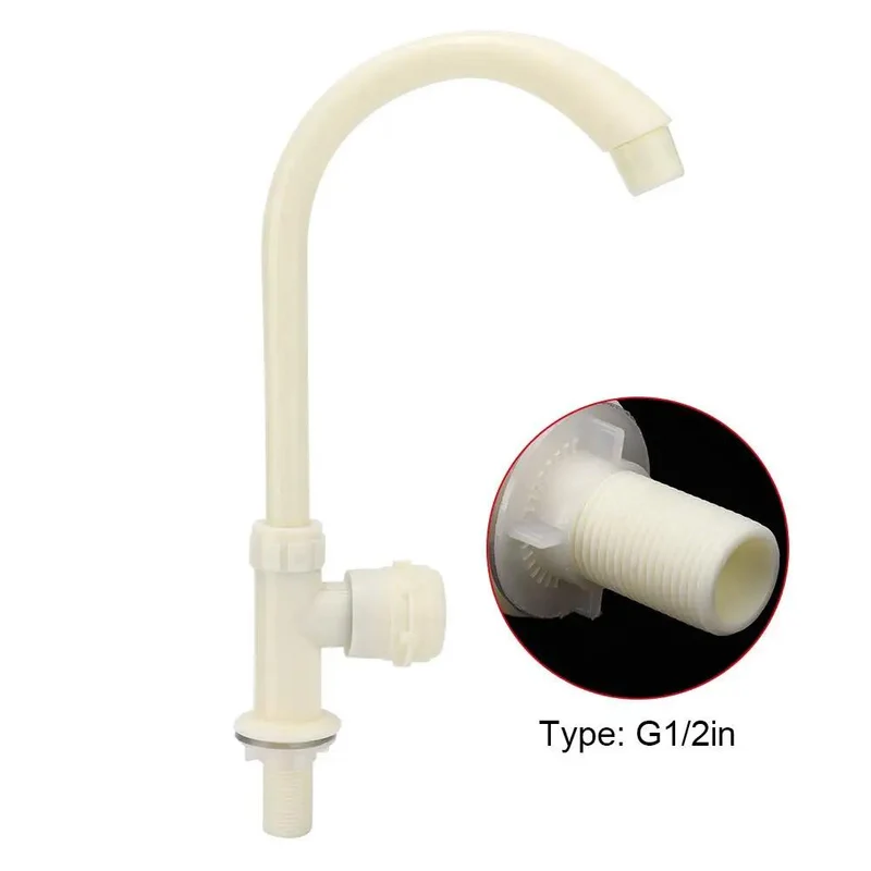 Straight Up Game Changer Kitchen Sink Faucet Built From Durable Abs Plastic Featuring A Smooth Swiveling Spout And Foolproof Single Handle Design That Keeps Your Daily Tasks Chill Plus Super Easy Quick Connect Setup Indoors