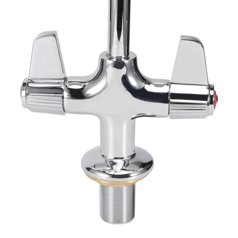 Pro Grade Commercial Kitchen Faucet Featuring Hella Sturdy Die Cast Brass Body Super Slick Pull Down Hose Sprayer And Zero Fuss 360 Degree Swivel Flow In Polished Chrome