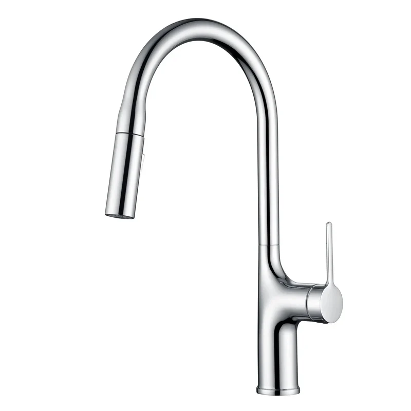 Premium Brushed Gold Kitchen Faucet With Pull Down Sprayer Providing Dual Spray Modes And Hella Tough Corrosion Resistant Stainless Steel Build For Quick Daily Cleaning Tasks