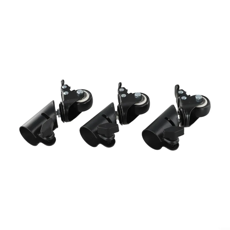 L-Shaped Caster Wheels with Silent Ball Bearings for Speaker Tripods and Heavy Furniture Smooth Rolling Easy Install Quiet Glide 66 Lbs Load Capacity Badass Stability for Your Gear Setup No Nonsense Quality That Slaps