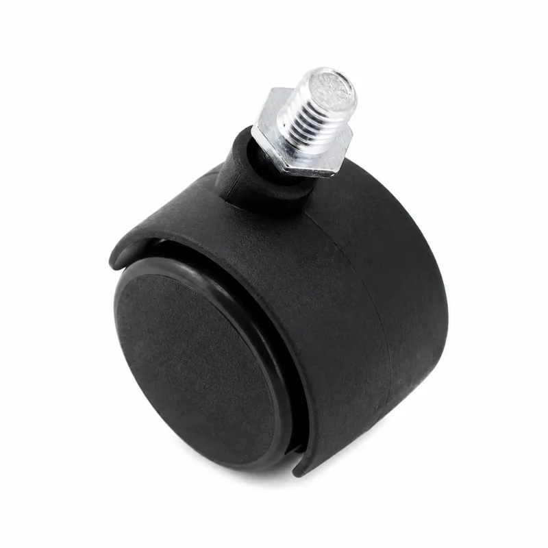 Glide Like Butter Four Pack Swivel Caster Wheels With Brakes For Oil Filled Radiators And Electric Heaters Replacement Casters For Furniture And Bath Chairs Floor Safe Plastic Design Quiet Operation Black
