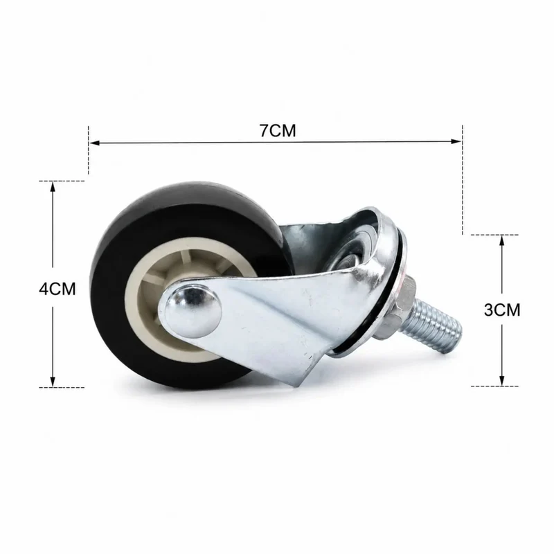 Top Tier 4 Pack Radiator Wheels Swivel Casters With Brake System For Slick Electric Heater And Oil Filled Radiator Furniture Ace Silent Rolling Floor Safe Silver Swap Grind Free Easy Install Kit