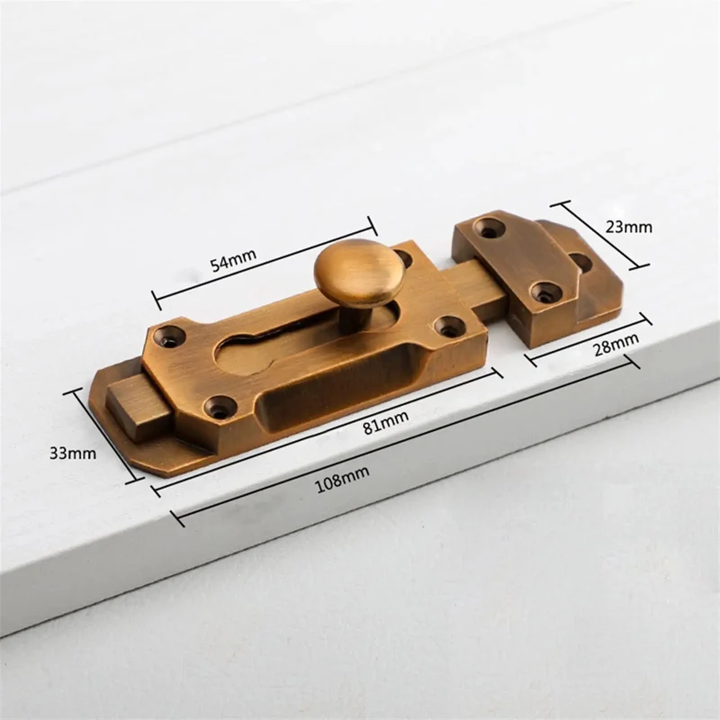 Heavy Duty Zinc Alloy Sliding Bolt Lock For Doors Windows And Garages With Premium Polish Finish Tough As Nails Rugged Snap Latch For Sheds And Metal Storage Cabinet Clips