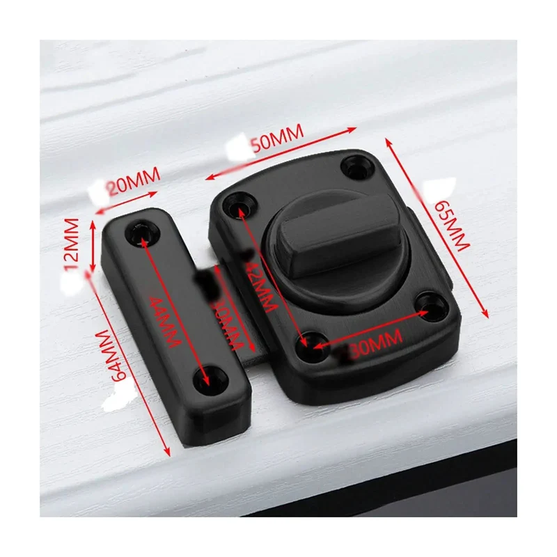 Heavy Duty Zinc Alloy Sliding Door Lock With Universal Wardrobe Catch Bolt And Secure Gate Latch Made For No Sweat Diy Install And Everyday Peace Of Mind Plus Anti Scratch Coating For Reliable Window And Cabinet Securing