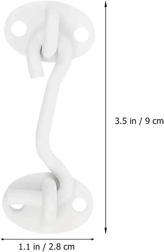 Heavy Duty Stainless Steel Gate Hook And Eye Bolt Latch For Doors Windows Sliding Barn Cabinets Featuring Straight Up Badass Outdoor Security Lock Designed For Shed Fence And Cabin Hardware