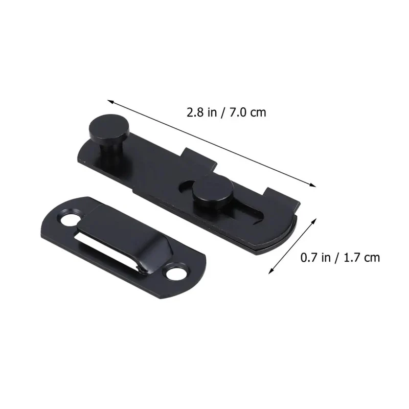 Two Pack Rock Solid Stainless Steel Gate Latch And Door Hasp Totally Rust Free Security Hardware For Backyard Fences Garden Sheds And Cabinets Zero Sweat Quick Mount