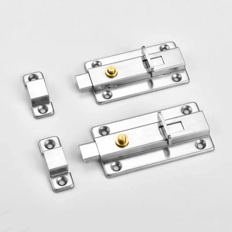 Heavy Duty Stainless Steel Automatic Spring Door And Gate Latch Low Profile Security Slide Bolt Works Super Smooth Zero Hassle Weekend Setup For Yard Gates And Fences