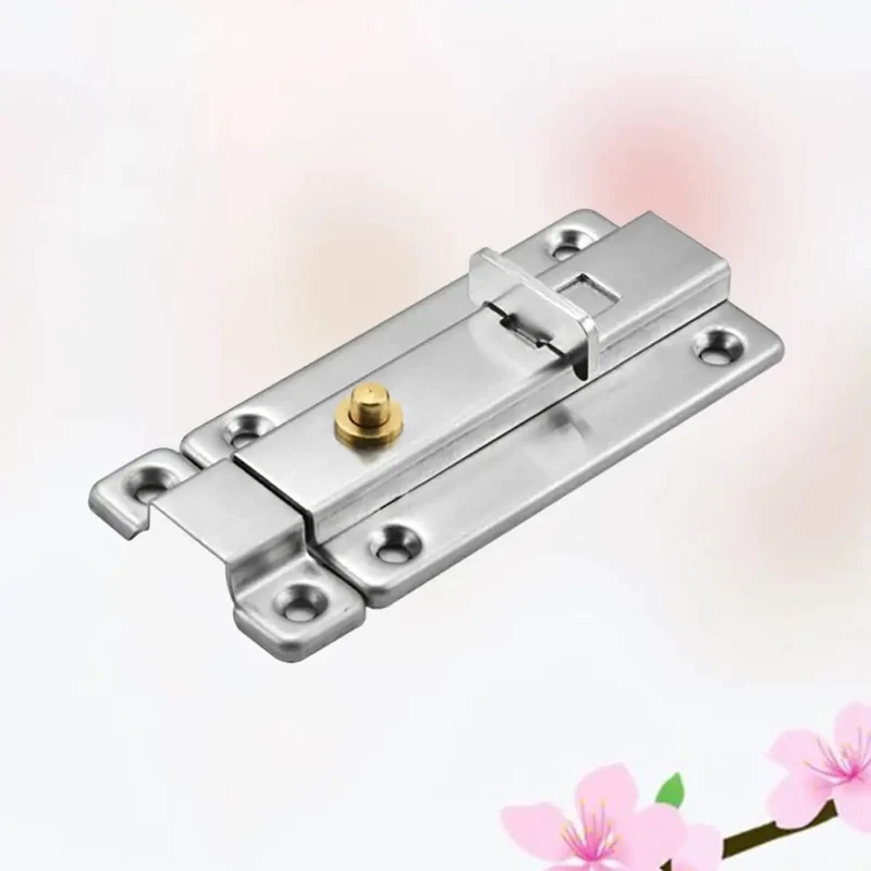 Heavy Duty Stainless Steel Automatic Spring Door And Gate Latch Low Profile Security Slide Bolt Works Super Smooth Zero Hassle Weekend Setup For Yard Gates And Fences