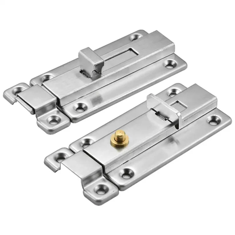 Heavy Duty Stainless Steel Automatic Spring Door And Gate Latch Low Profile Security Slide Bolt Works Super Smooth Zero Hassle Weekend Setup For Yard Gates And Fences