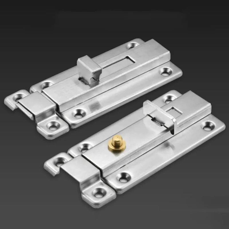 Heavy Duty Stainless Steel Automatic Spring Loaded Safety Door Latch For Bathroom Bedroom Or Backyard With No Sweat Setup Smooth Action Reliable Security Gate Catch Design