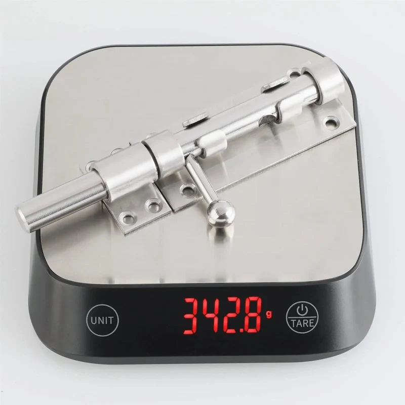 Rock Solid Garden Gate Lock And Stainless Steel Bolt With Slick Brushed Nickel Finish For Hardcore Outdoor Yard Security And No Fuss Wooden Fencing Setup Featuring Tight Grip Operation And Smooth Slide Mechanism