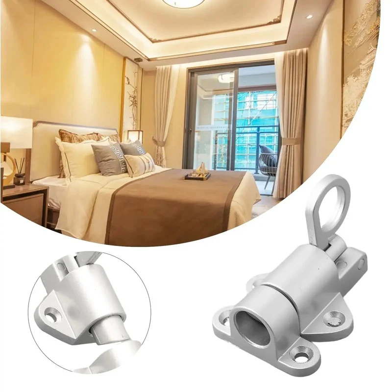 Heavy Duty Self Closing Aluminum Door Latch With Strong Spring Action Snaps Shut Dead Tight For Secure Gate Hardware Easy No Sweat Setup Smooth Glide Operation Durable Aluminum Gear Real Deal Protection