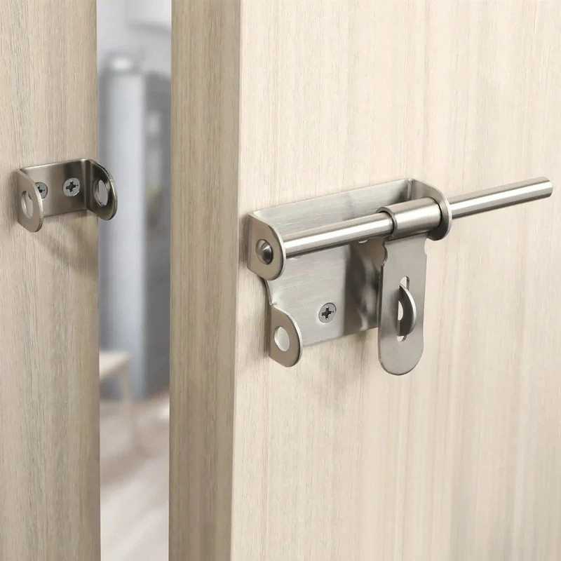 Premium Quality Durable Stainless Steel Bolt Latch Lock For Wooden Garden Gates With 150mm Badass Secure Bar And No Drama Setup For Any Outdoor Yard Project