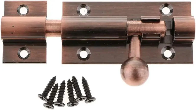 Rugged Sliding Barrel Bolt Door Lock With Heavy Duty Gate Latch For Secure Shed Entry No Sweat Install And Solid Alloy Body Built Different Tough As Nails Outdoor Security