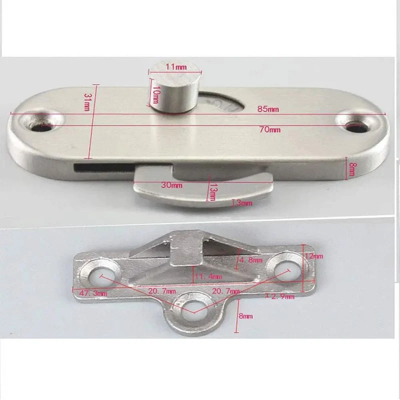 Heavy Duty Stainless Steel Sliding Door Lock And Barn Gate Hasp Latch For Secure Shed Privacy Bolt Built Tough As Nails With Foolproof Design And Smooth Operation Hardware Included