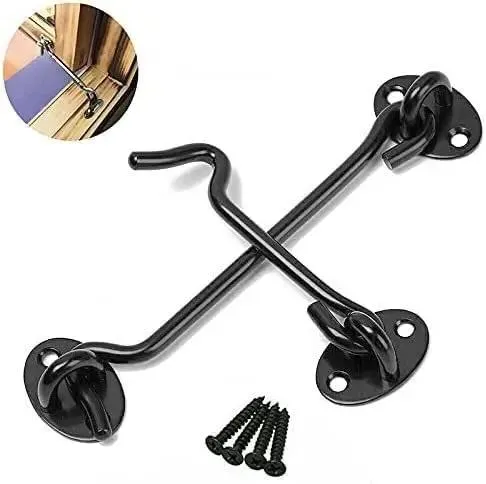 Tough As Nails Stainless Steel Hook And Eye Latch For Gate Barn Shed Door Lock Keep Your Yard Secure And Private Essential Home Hardware Upgrade Worth Every Penny