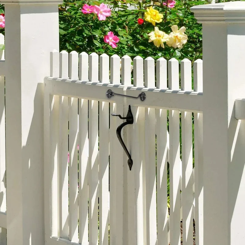Stainless Steel Gate Hook And Eye Latch With Tough As Nails Build For Barn Doors Cabinet Windows And Outdoor Sheds Rustproof Hardware That Snaps Right Into Place And Keeps Your Setup Secure Through Any Season Or Storm