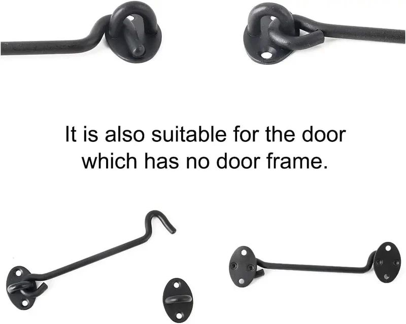 Stainless Steel Gate Hook And Eye Latch With Tough As Nails Build For Barn Doors Cabinet Windows And Outdoor Sheds Rustproof Hardware That Snaps Right Into Place And Keeps Your Setup Secure Through Any Season Or Storm