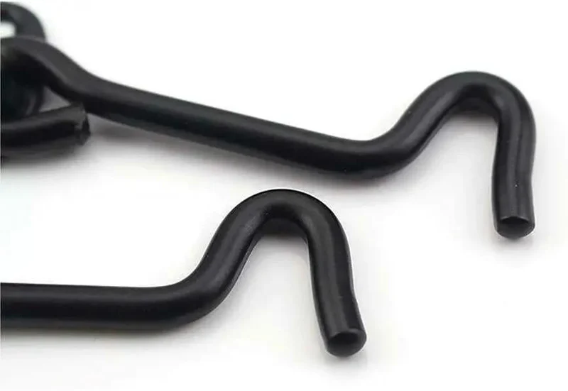 Built Like A Tank Two Pack Swivel Hook Gate Latch Stainless Steel Barn Shed Cabinet Door Holder Corrosion Proof Black Tone Heavy Duty Kit For A Snappy Wood Door Setup