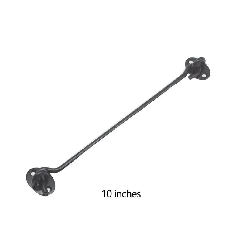 Heavy Duty Stainless Steel Hook And Eye Latch For Gate Barn Door Deadbolt Lock Rock Solid Corrosion Resistant Shed Gate Hardware Zero Hassle Assembly