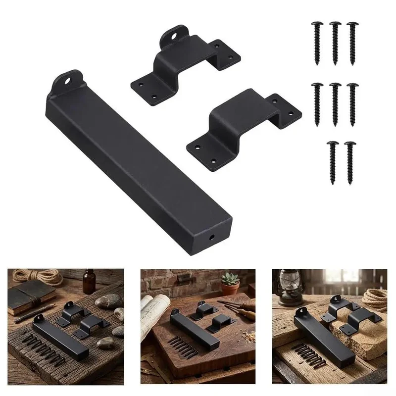 Badass 7.5 Inch Slide Bolt Gate Latch Padlockable Heavy Duty Thickened Carbon Steel Security Hardware For Outdoor Fences And Farm Gates Locks Dead Tight Every Damn Time