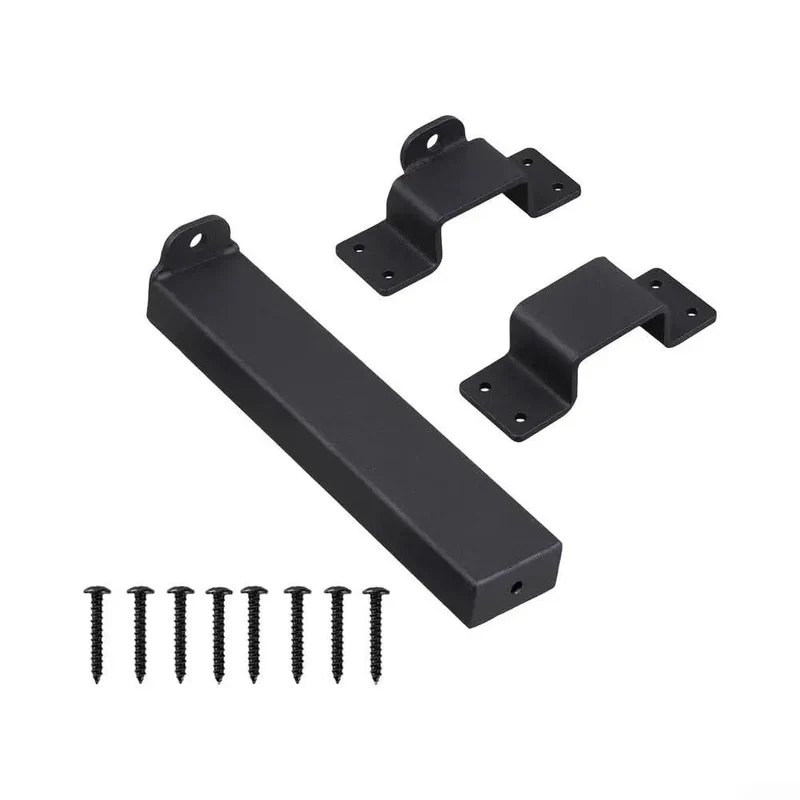 Badass 7.5 Inch Slide Bolt Gate Latch Padlockable Heavy Duty Thickened Carbon Steel Security Hardware For Outdoor Fences And Farm Gates Locks Dead Tight Every Damn Time