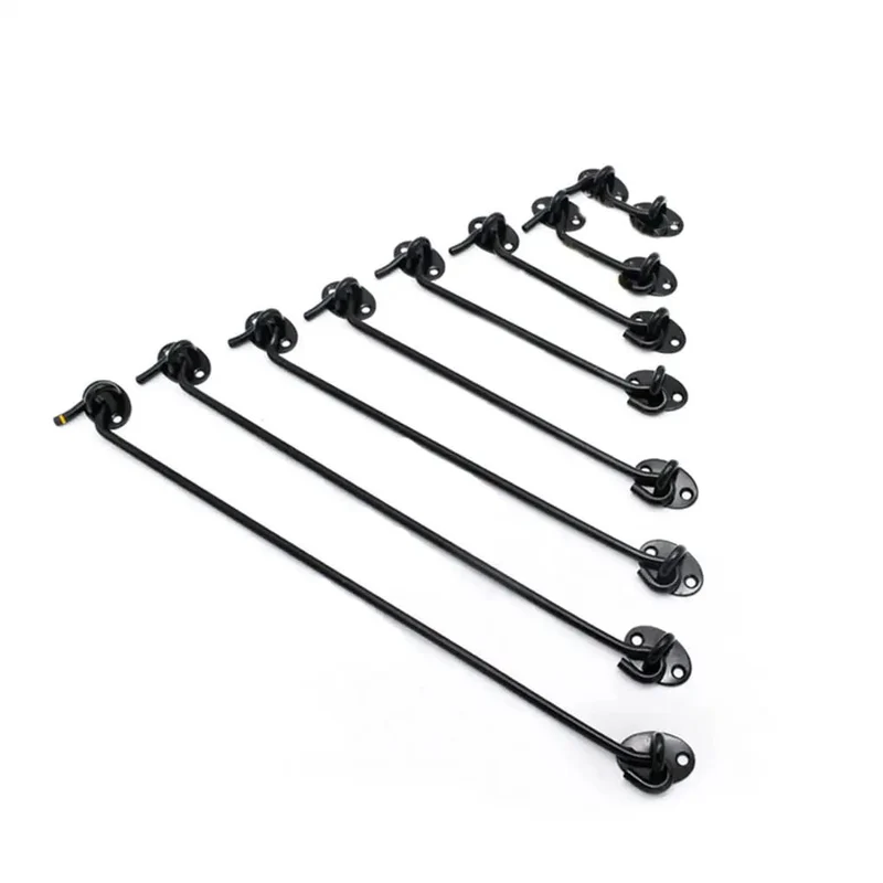 Tough As Nails Door Hook And Eye Latch With Included Mounting Screws For Cabinets Gates And Windows Rust Proof Steel Security Bolt Shut The Latch Firmly And Secure Your Spot Daily