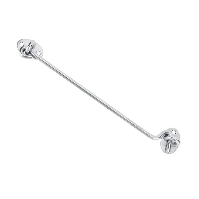 Tough As Nails Three Piece 10 Inch Privacy Hook Eye Latch Locks Built From Heavy Duty Stainless Steel For Cabin Doors And Windows With Rock Solid Security That Keeps Everything Shut Tight