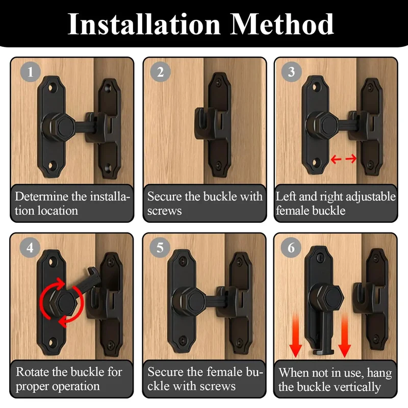 Beefy Flip Gate Latch For Barn Doors With 360 Degree Rotary Hasp And Right Angle Swinging Design Rust Resistant Zinc Alloy Security Lock In Gray That Is Legit Durable And Super Easy To Install On Any Patio Or Balcony