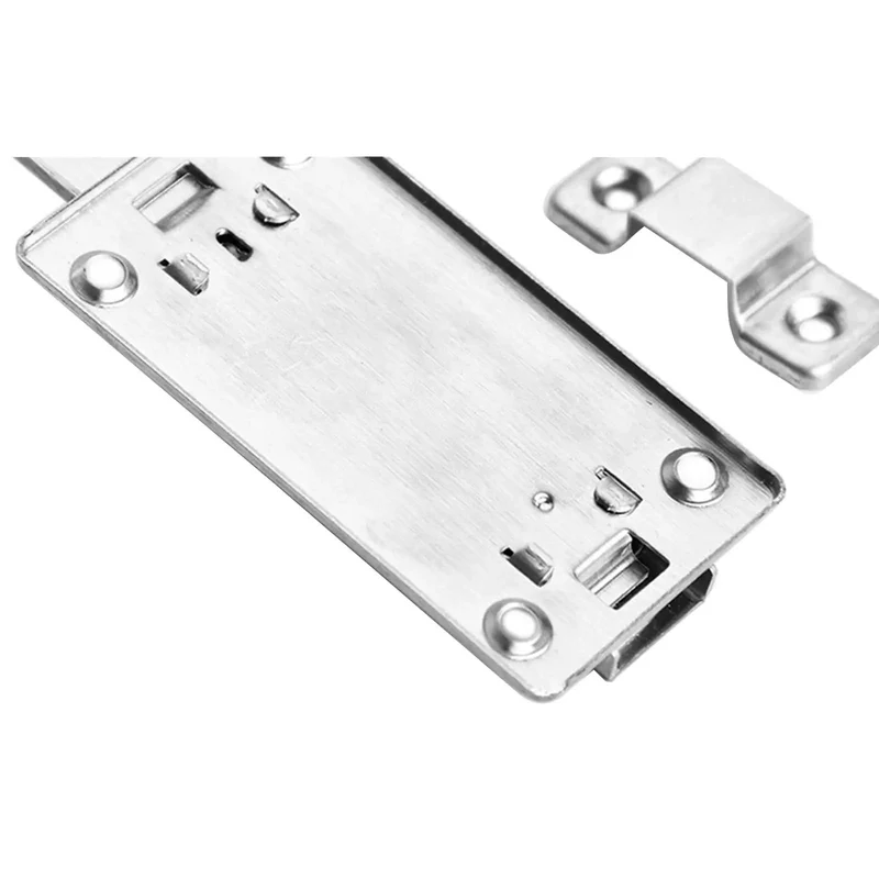 Straight Up Heavy Duty 2 Inch Slide Bolt Made From Thickened Stainless Steel Holds Tight For Forced Entry Prevention Ideal For Securing Doors Windows Gates Rust Free Surface With Rounded Edges For Safe Handling Smooth Gliding Handle For Zero Grind