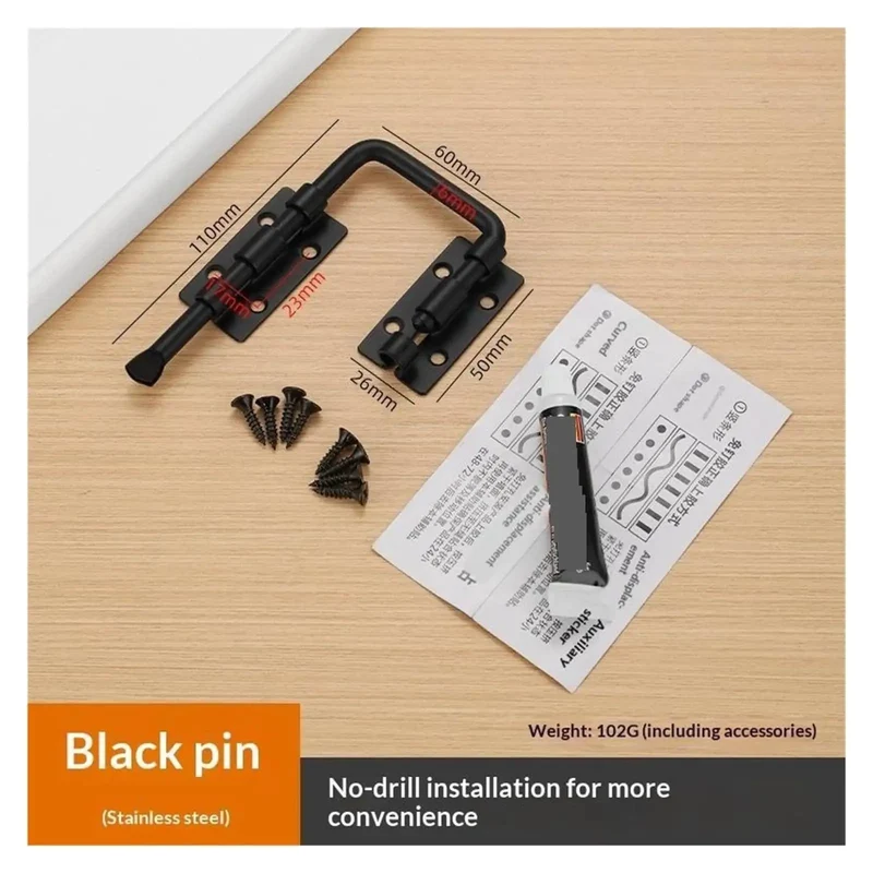 No Drill Fence Gate Latch Kit Clamps Tight To Iron Wood Or PVC Fences Dead Simple Setup Renters Friendly Zero Fuss Installation Works Great For Yards Barns And Quick Projects
